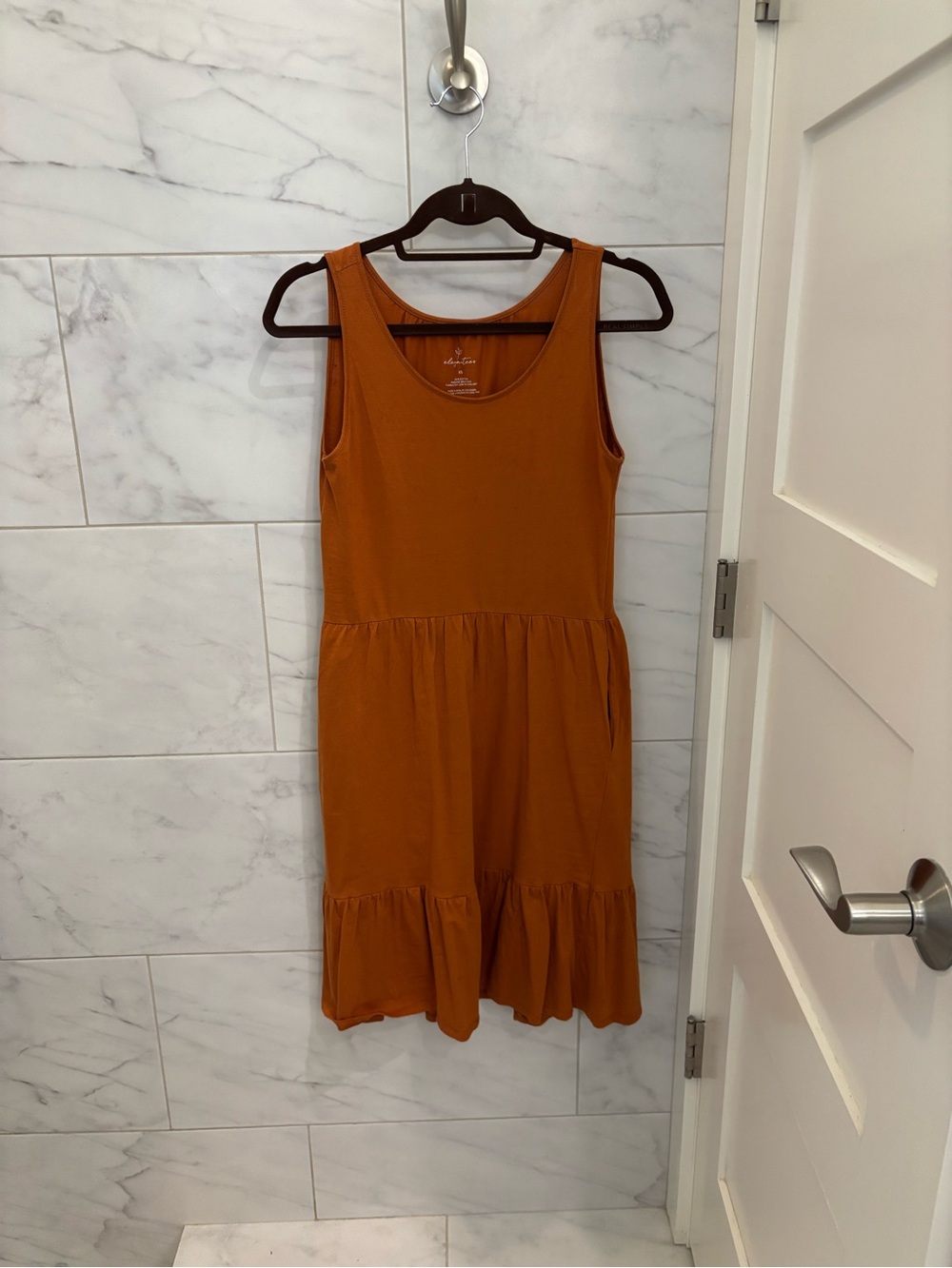 Elegantees size xs copper color tank dress